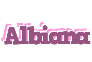 Albiana relaxing logo