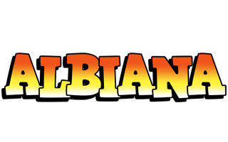 Albiana sunset logo