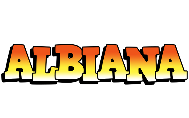 Albiana sunset logo