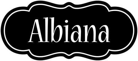 Albiana welcome logo