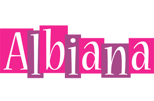 Albiana whine logo