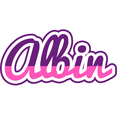 Albin cheerful logo