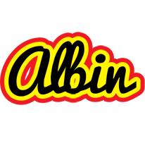 Albin flaming logo