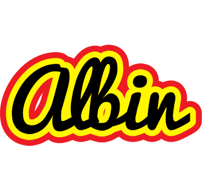 Albin flaming logo