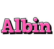 Albin girlish logo