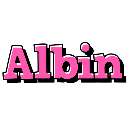 Albin girlish logo