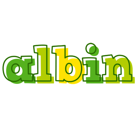Albin juice logo