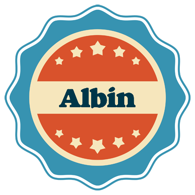 Albin labels logo
