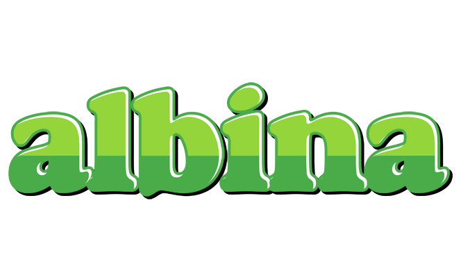 Albina apple logo
