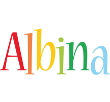 Albina birthday logo