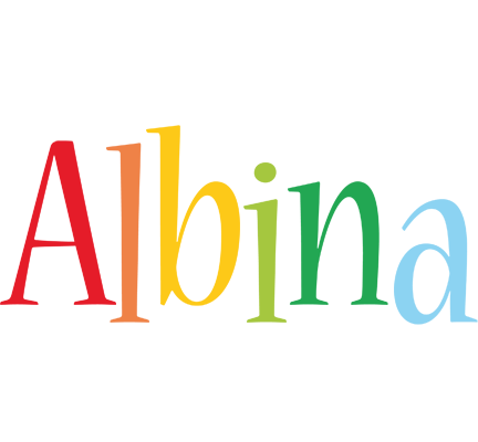 Albina birthday logo