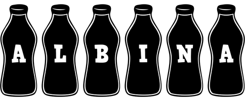 Albina bottle logo