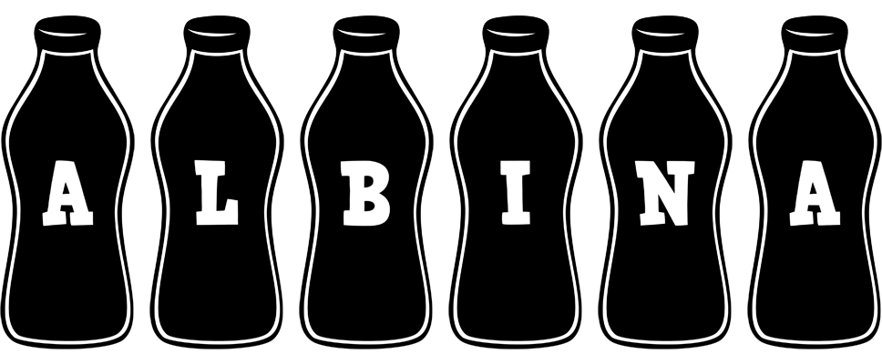 Albina bottle logo