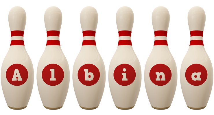 Albina bowling-pin logo
