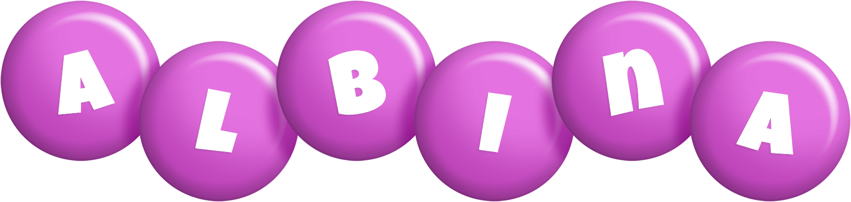 Albina candy-purple logo