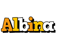 Albina cartoon logo