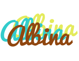 Albina cupcake logo