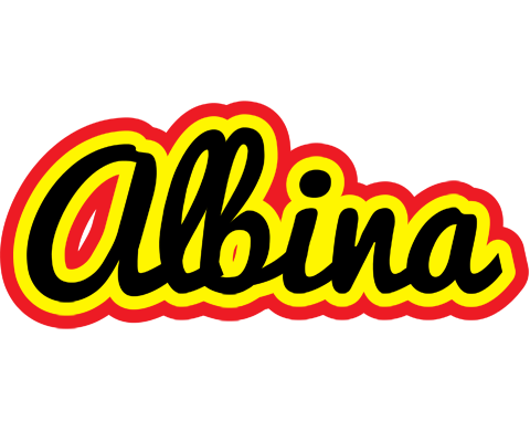 Albina flaming logo