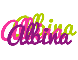 Albina flowers logo