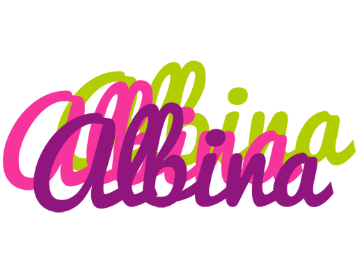 Albina flowers logo