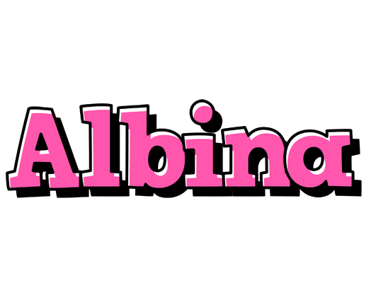 Albina girlish logo