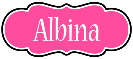 Albina invitation logo