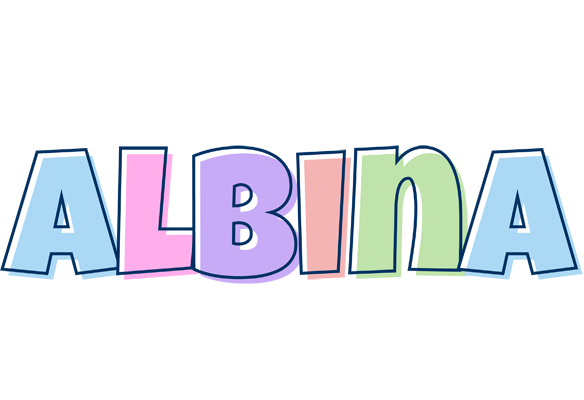 Albina pastel logo
