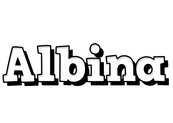 Albina snowing logo