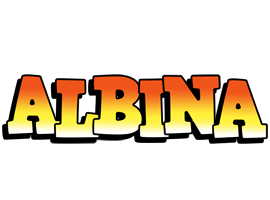 Albina sunset logo