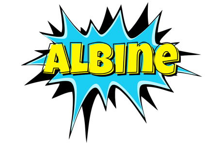 Albine amazing logo