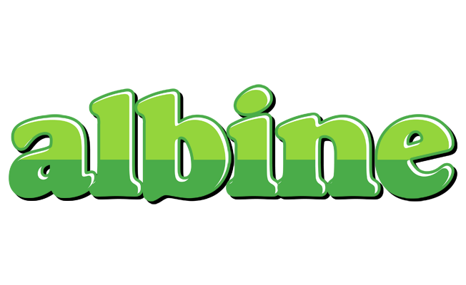 Albine apple logo