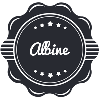 Albine badge logo