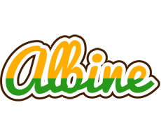 Albine banana logo