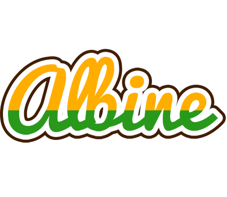 Albine banana logo