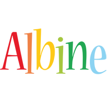 Albine birthday logo