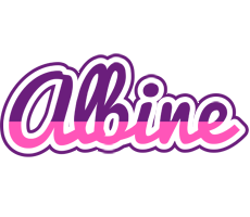 Albine cheerful logo