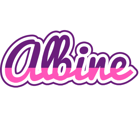 Albine cheerful logo