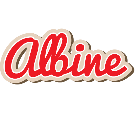 Albine chocolate logo