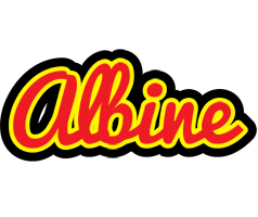 Albine fireman logo