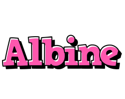 Albine girlish logo