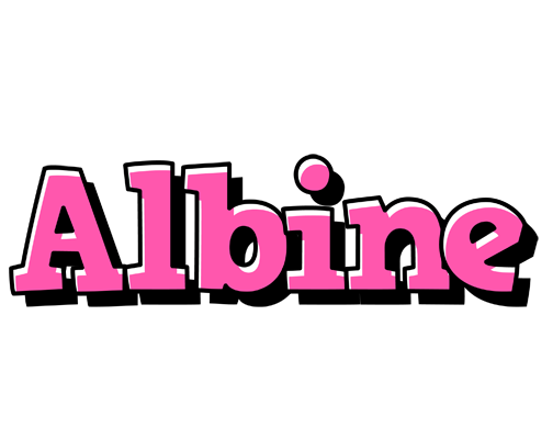 Albine girlish logo