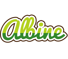 Albine golfing logo