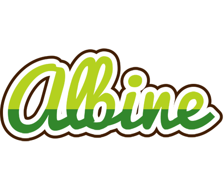 Albine golfing logo