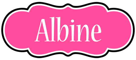 Albine invitation logo