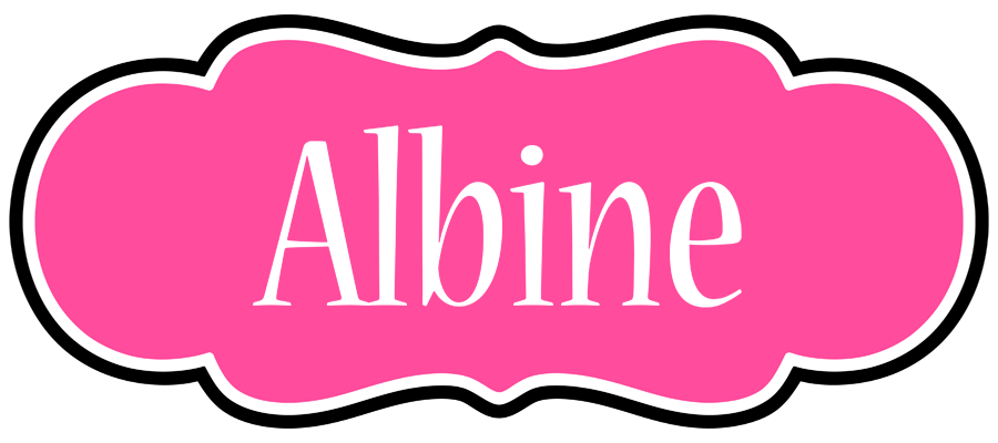 Albine invitation logo