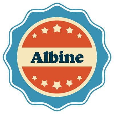 Albine labels logo