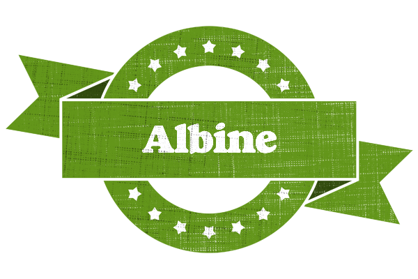 Albine natural logo