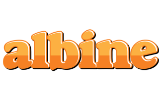 Albine orange logo