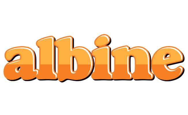Albine orange logo