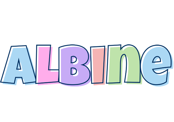 Albine pastel logo